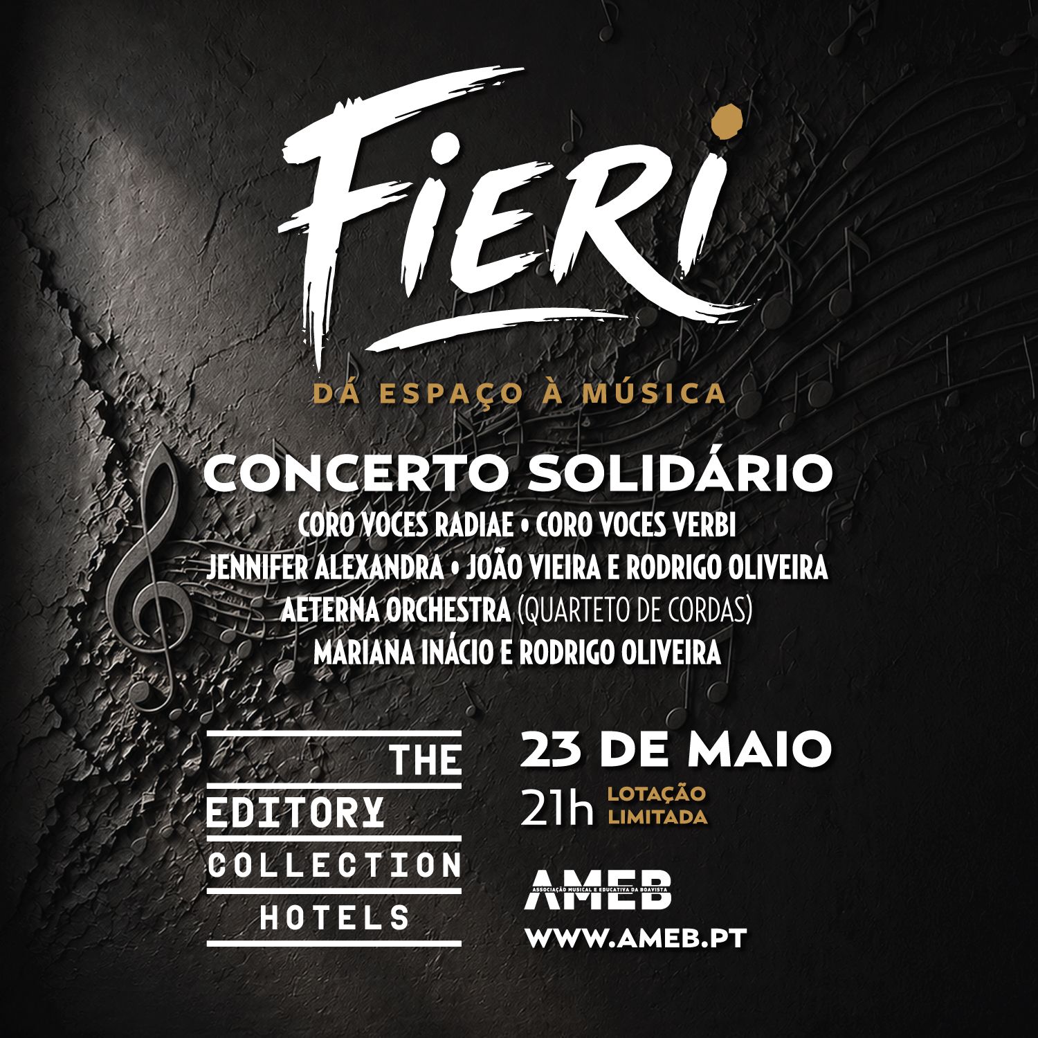 Cartaz FIERI Dá Espaço À Música