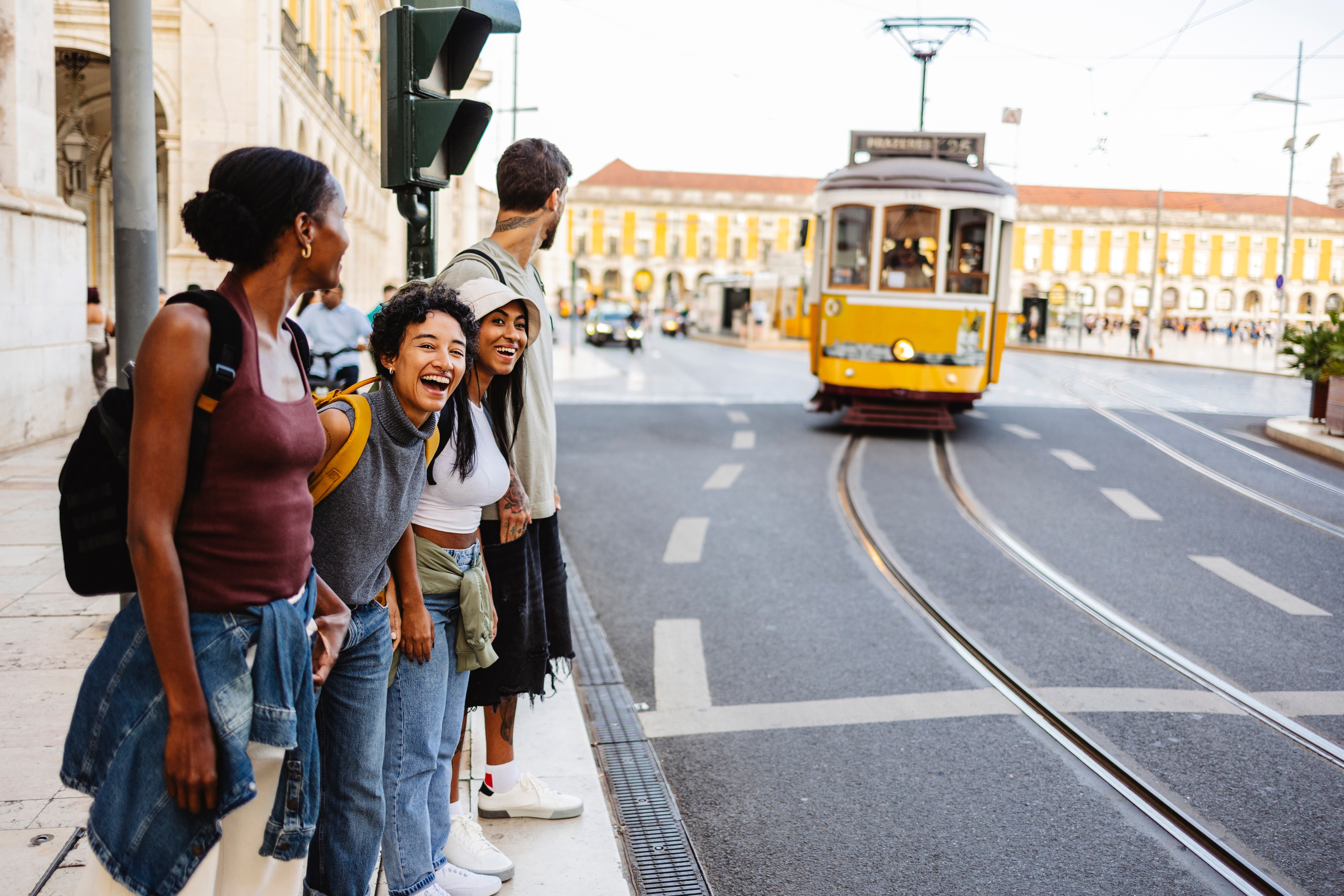 Turistas Em Lisboa