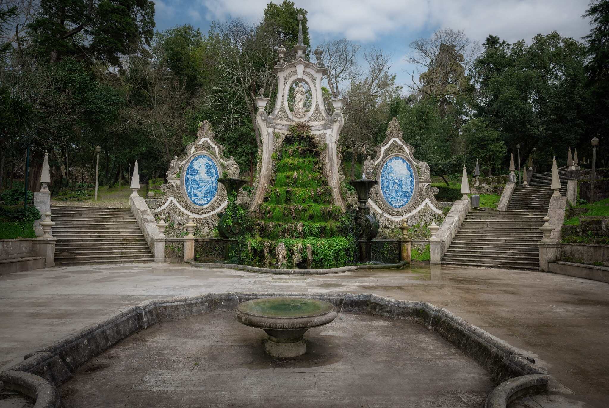 Jardim da Sereia (Mermaid Garden) - 18th century public park - Coimbra, Portugal