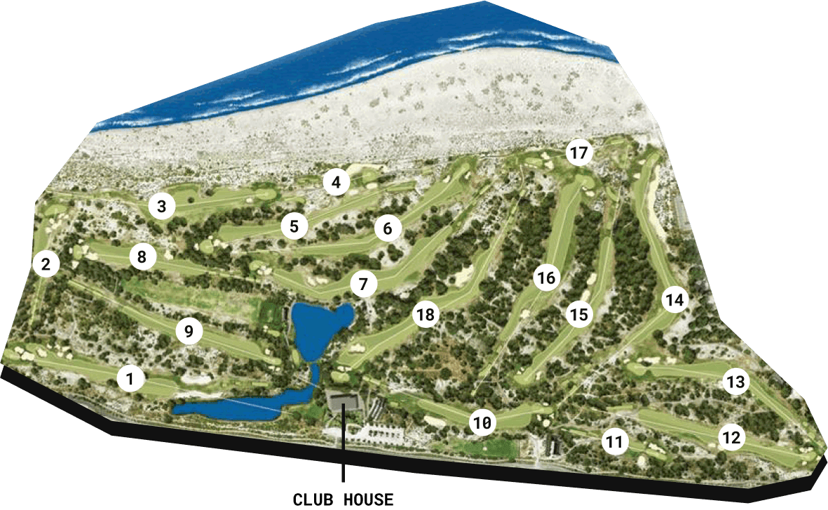 Golf Mapa